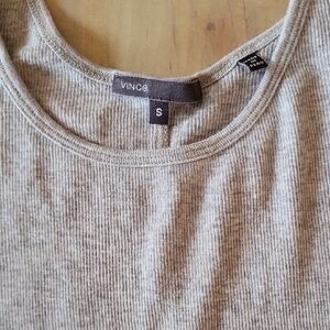 Vince Women's Ribbed Tan Sweater